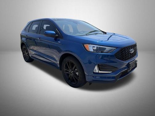 Atlas Blue Metallic 2023 Ford Edge ST Line