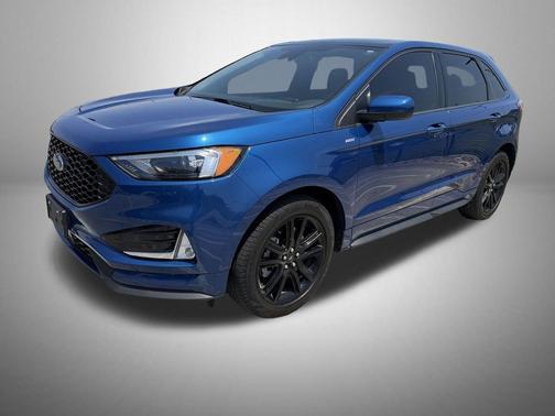 Atlas Blue Metallic 2023 Ford Edge ST Line