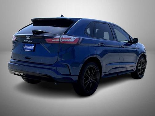 Atlas Blue Metallic 2023 Ford Edge ST Line