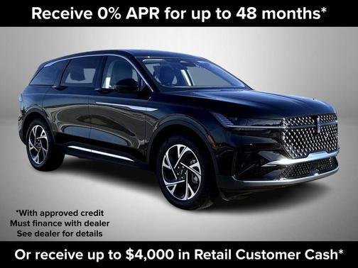 Infinite Black Metallic Clearcoat 2026 Lincoln Nautilus Premiere