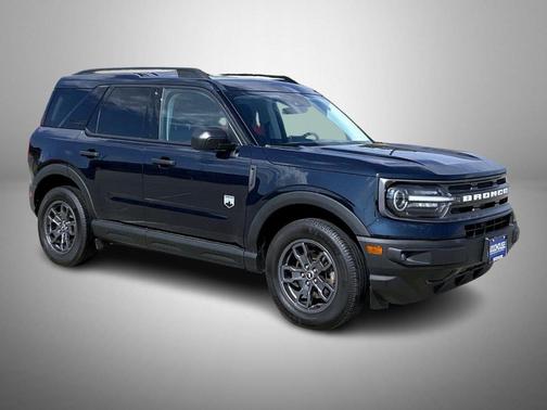Alto Blue Metallic Tinted Clearcoat 2022 Ford Bronco Sport Big Bend