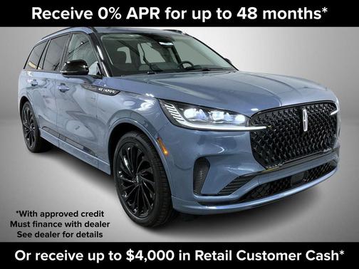 Whisper Blue Metallic Clearcoat 2026 Lincoln Aviator Reserve AWD