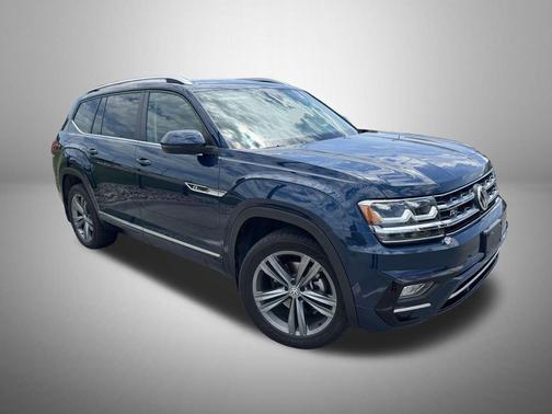 Blue Metallic 2019 Volkswagen Atlas 3.6L SEL