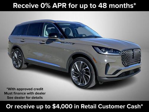 Harbor Gray Clearcoat 2026 Lincoln Aviator Reserve AWD