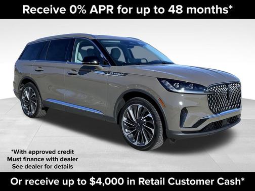 Harbor Gray Clearcoat 2026 Lincoln Aviator Reserve AWD