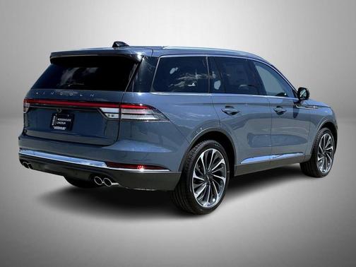 Whisper Blue Metallic Clearcoat 2026 Lincoln Aviator Reserve AWD