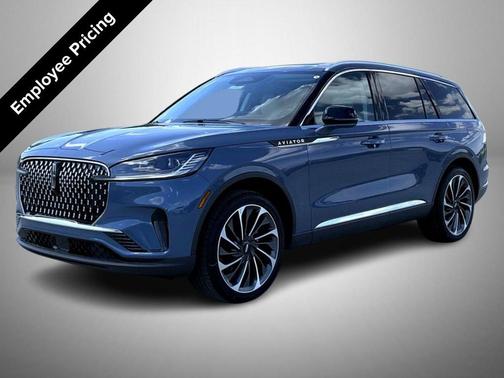 Whisper Blue Metallic Clearcoat 2026 Lincoln Aviator Reserve AWD