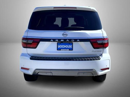 Aspen White TriCoat Pearl 2022 Nissan Armada Platinum 4WD