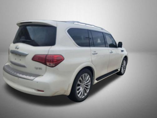 Majestic White 2017 INFINITI QX80 Base