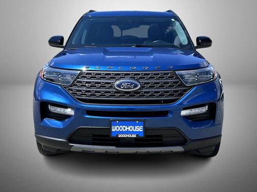 Atlas Blue Metallic 2023 Ford Explorer XLT