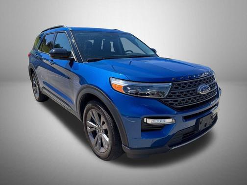 Atlas Blue Metallic 2023 Ford Explorer XLT