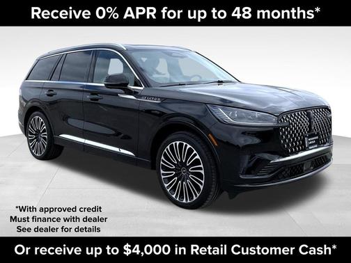 Infinite Black Metallic Clearcoat 2026 Lincoln Aviator Black Label AWD