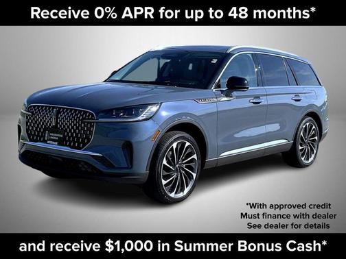 Blue Metallic 2026 Lincoln Aviator Reserve AWD