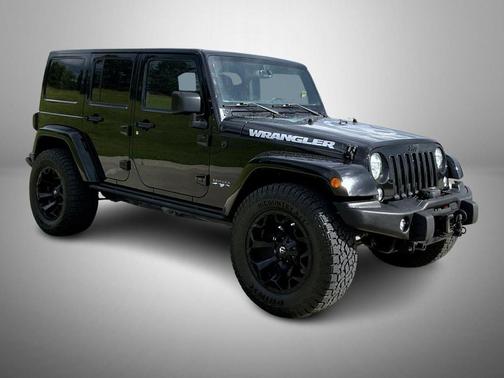 Black Clearcoat 2017 Jeep Wrangler Unlimited Sahara