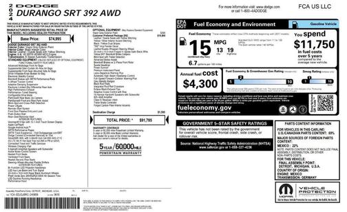 2024 Dodge Durango SRT 392 AlcHEMI