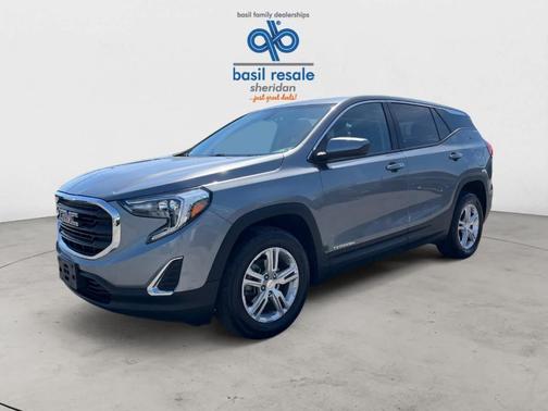 Satin Steel Metallic 2018 GMC Terrain SLE