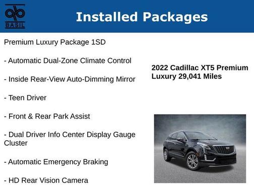 2022 Cadillac XT5 Premium Luxury