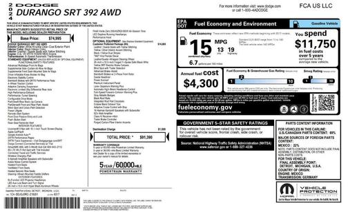 2024 Dodge Durango SRT 392 AlcHEMI