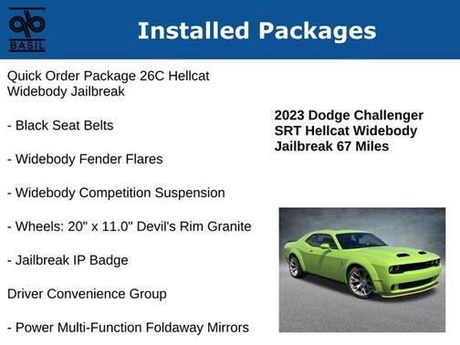 2023 Dodge Challenger SRT Hellcat