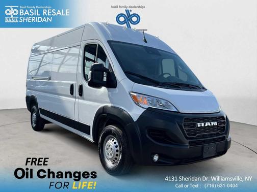 Bright White Clearcoat 2025 RAM ProMaster 2500 High Roof