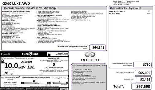 2025 INFINITI QX60 Luxe