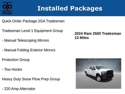 2024 RAM 2500 Tradesman