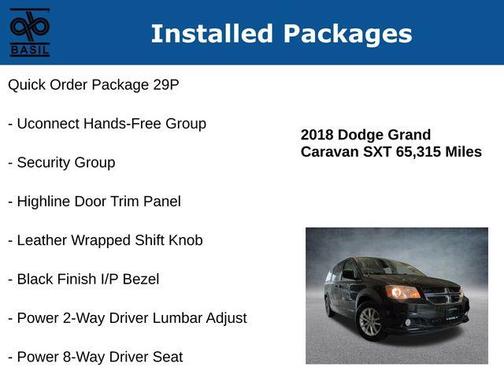 2018 Dodge Grand Caravan SXT
