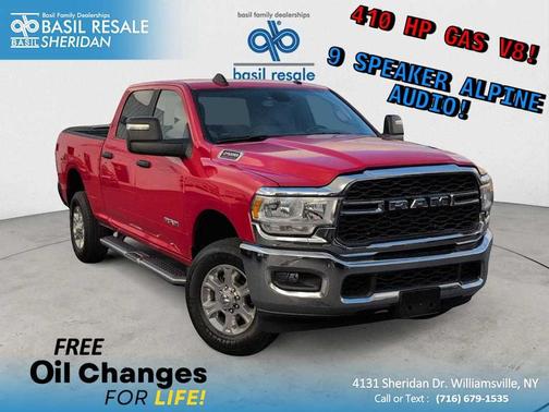 Flame Red Clearcoat 2024 RAM 2500 Big Horn Truck
