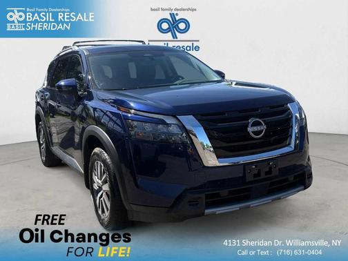 Deep Ocean Blue 2025 Nissan Pathfinder SL