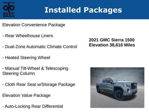 2021 GMC Sierra 1500 Elevation
