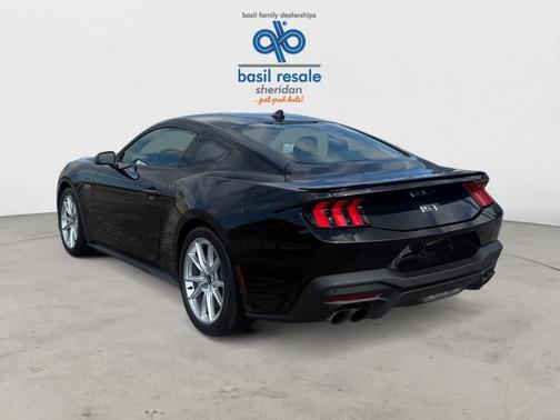 Shadow Black 2025 Ford Mustang GT Premium