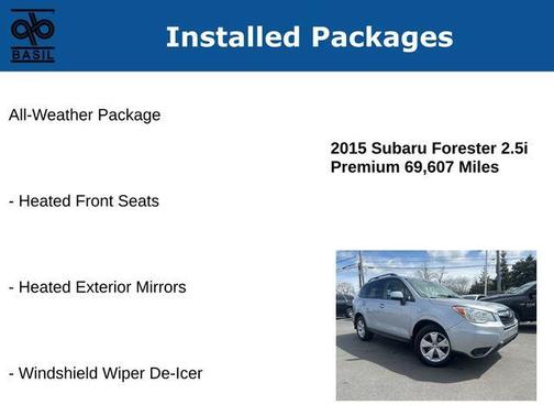 2015 Subaru Forester 2.5i Premium