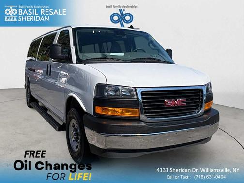 Summit White 2025 GMC Savana 3500 LT