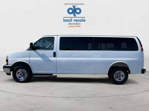 Summit White 2025 GMC Savana 3500 LT