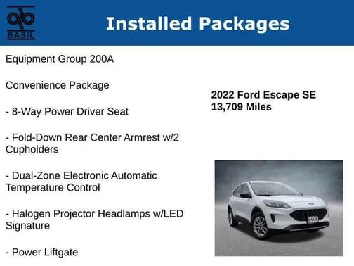 2022 Ford Escape SE