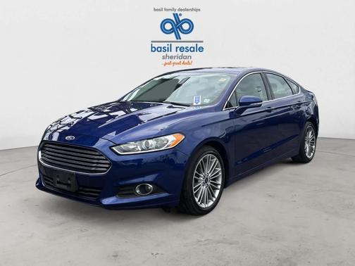 Deep Impact Blue 2015 Ford Fusion SE