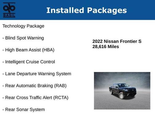2022 Nissan Frontier S