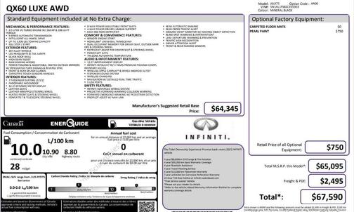 2025 INFINITI QX60 Luxe