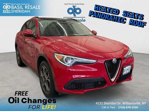 Rosso 2022 Alfa Romeo Stelvio Ti SUV