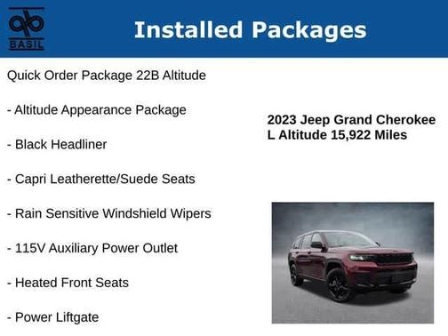 2023 Jeep Grand Cherokee L Laredo