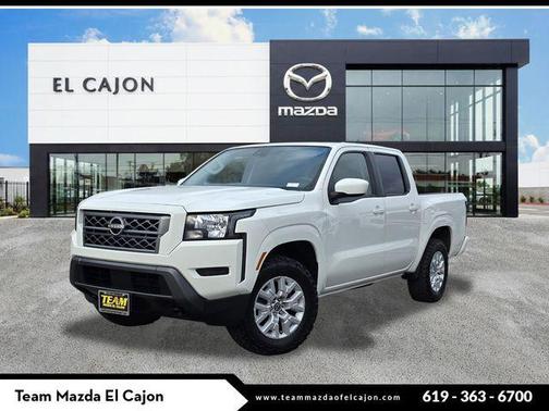 Glacier White 2022 Nissan Frontier SV