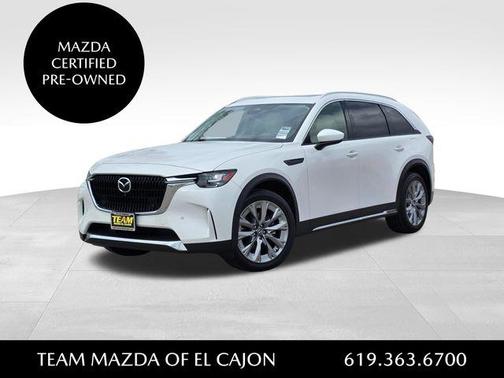 Rhodium White Metallic 2024 Mazda CX-90 Premium Plus