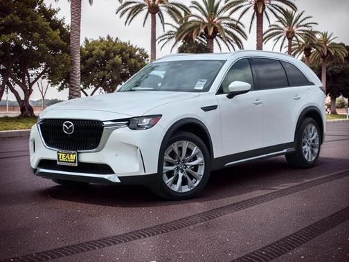 Rhodium White Metallic 2024 Mazda CX-90 Premium Plus