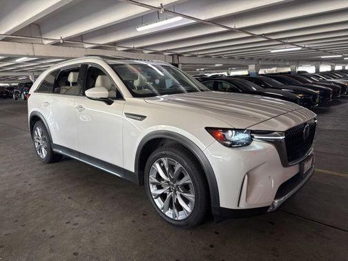 Rhodium White Metallic 2024 Mazda CX-90 Premium Plus