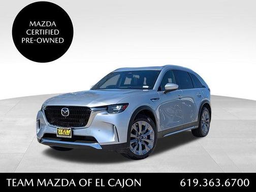 Sonic Silver 2025 Mazda CX-90 3.3 Turbo Premium Plus Package