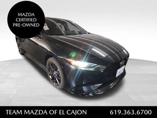 Jet Black Mica 2025 Mazda Mazda3 AWD w/Premium Package