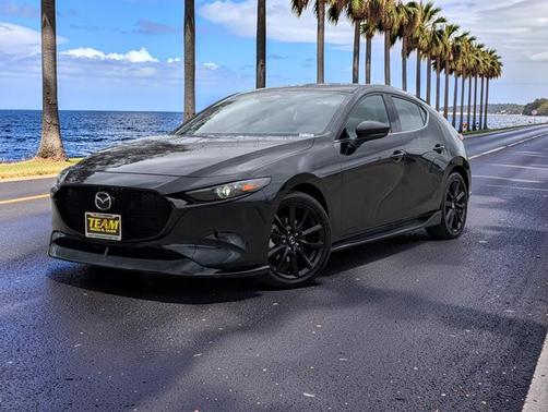 Jet Black Mica 2025 Mazda Mazda3 AWD w/Premium Package
