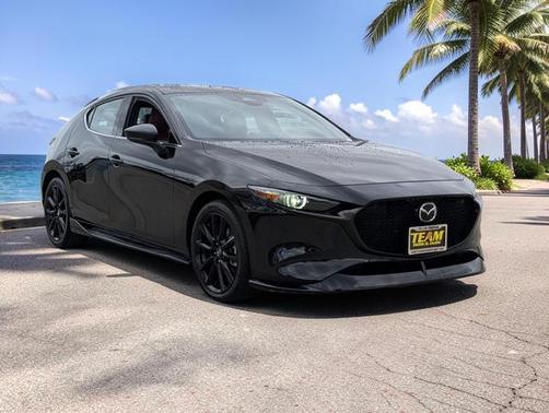 Jet Black Mica 2025 Mazda Mazda3 AWD w/Premium Package