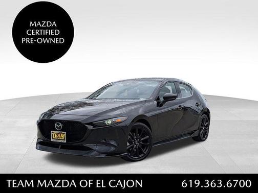 Jet Black Mica 2025 Mazda Mazda3 AWD w/Premium Package