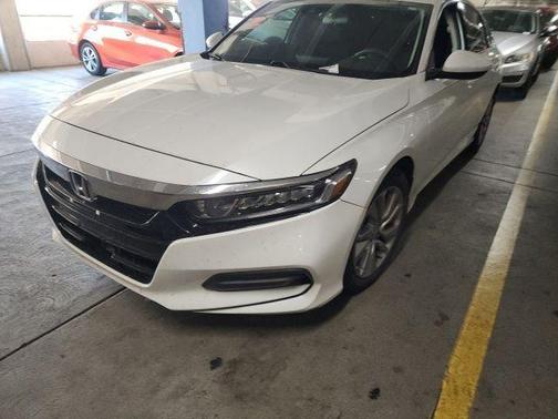 White 2018 Honda Accord LX